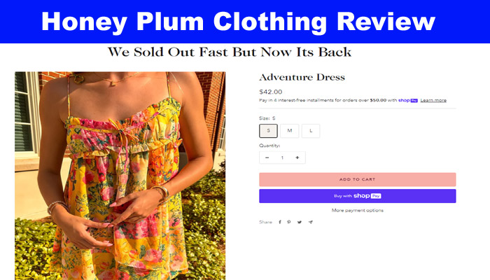 Honey Plum Clothing Reviews